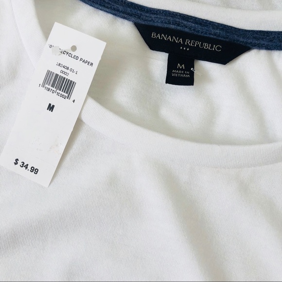 Banana Republic Color Block White Tank Top - Picture 4 of 5